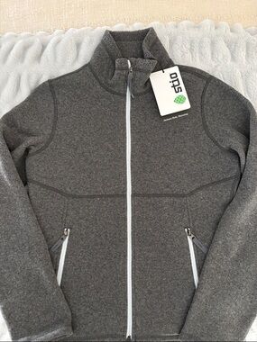 Stio Heather Gray Full-Zip Sweetwater Fleece Jacket Women’s Medium NWT